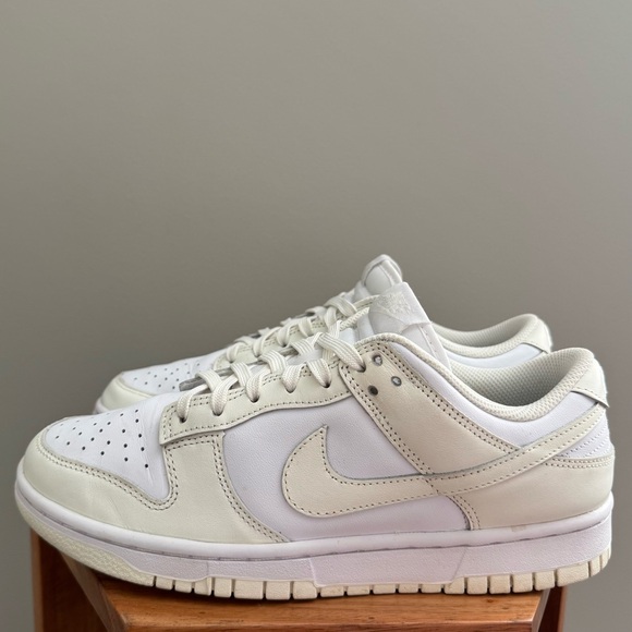 Nike Dunk Low - White & Sail - Picture 1 of 9